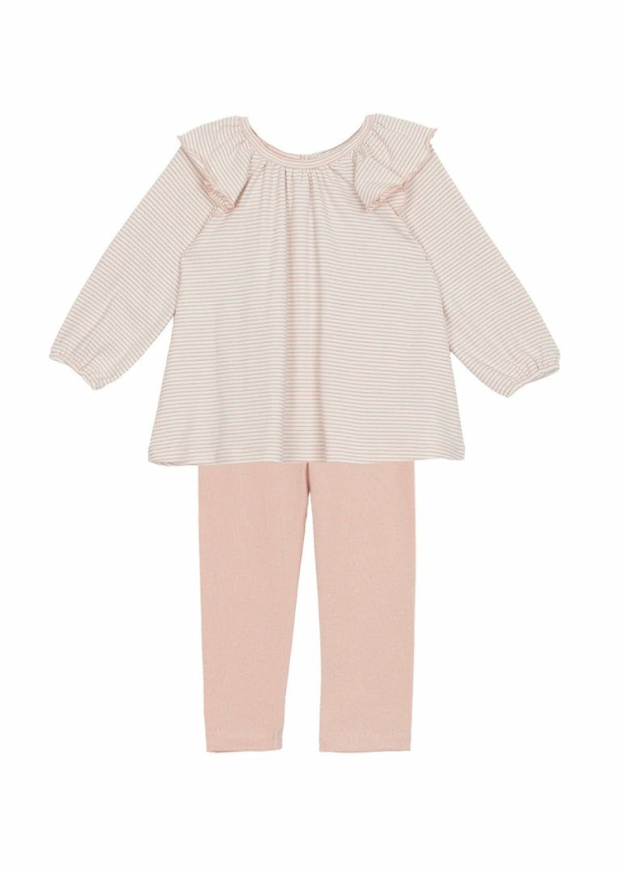 Girls * | Cheapest Mabel & Honey Sweet Magnolia Pant Set Girls