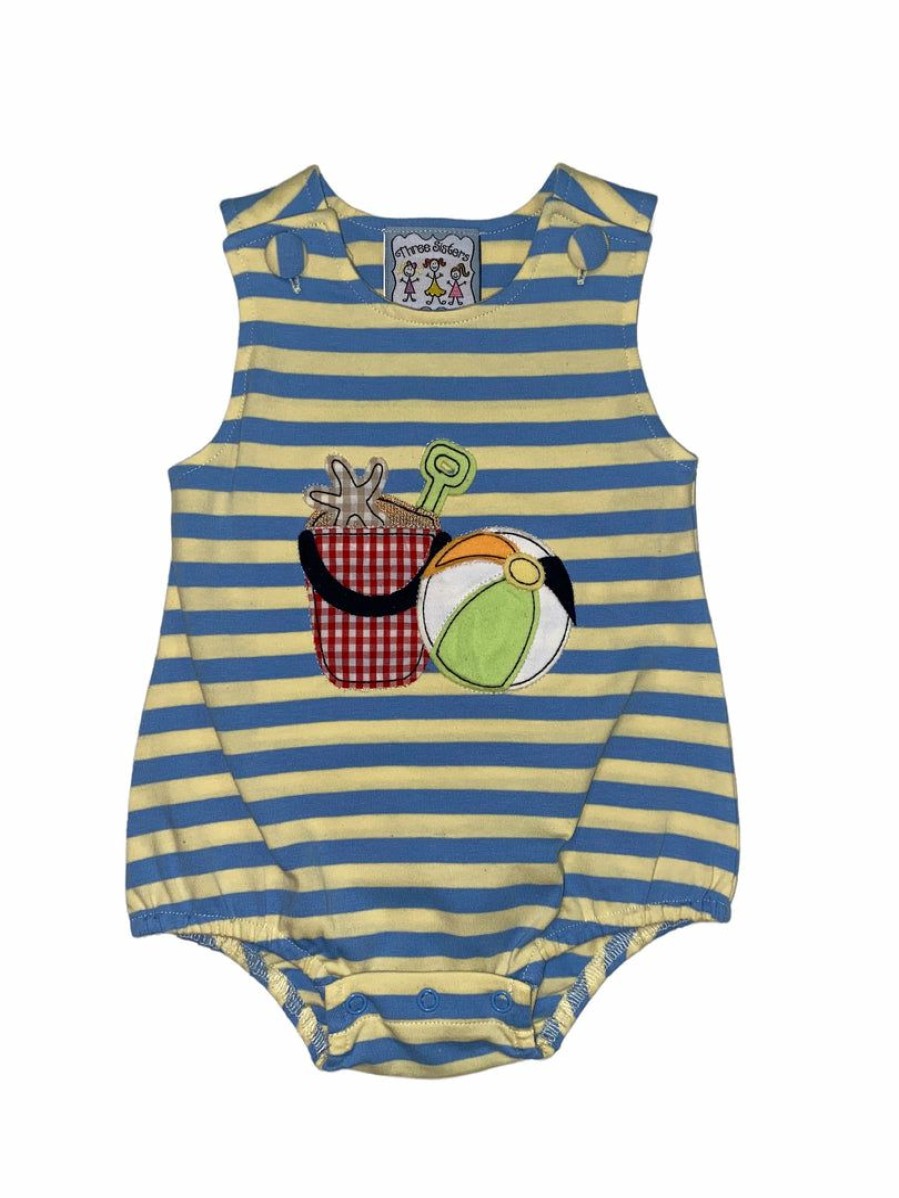 Boys * | Outlet Three Sisters Baby Boys Beach Fun Bubble