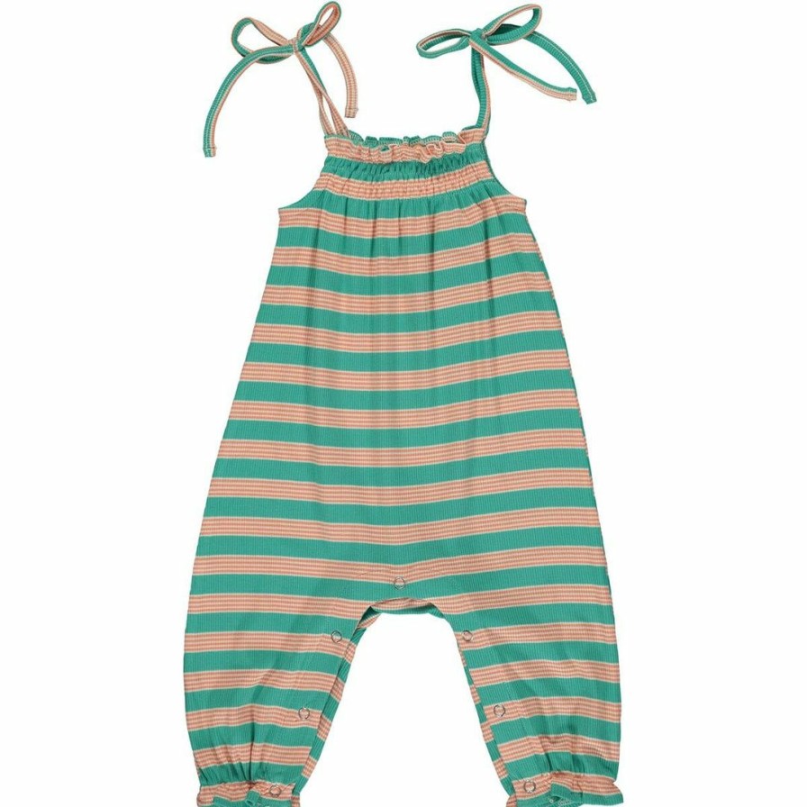 Girls * | Discount Girls Vignette Victoria Ribbed Knit Romper