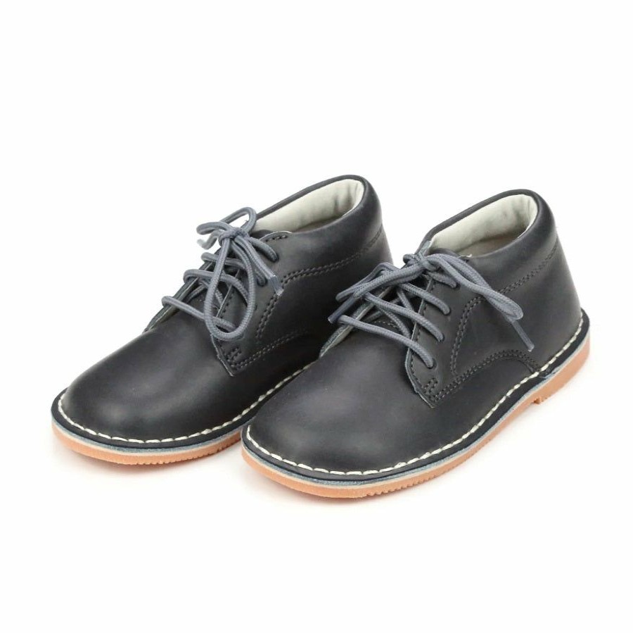 Boys * | Cheap Lamour Tuck Slate Lace Up Boys