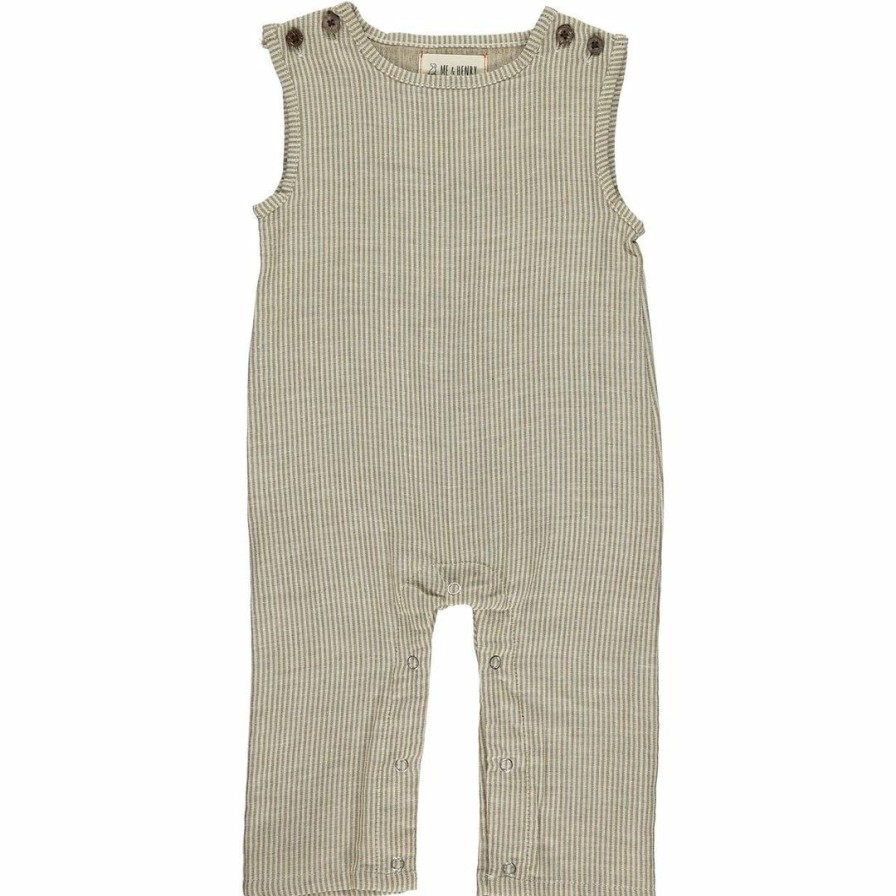 Boys * | Discount Me & Henry Edisto Stripe Romper Boys