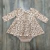 Baby Clothes * | Wholesale Serendipity Spotted Leopard Bubble Dress Baby Clothes