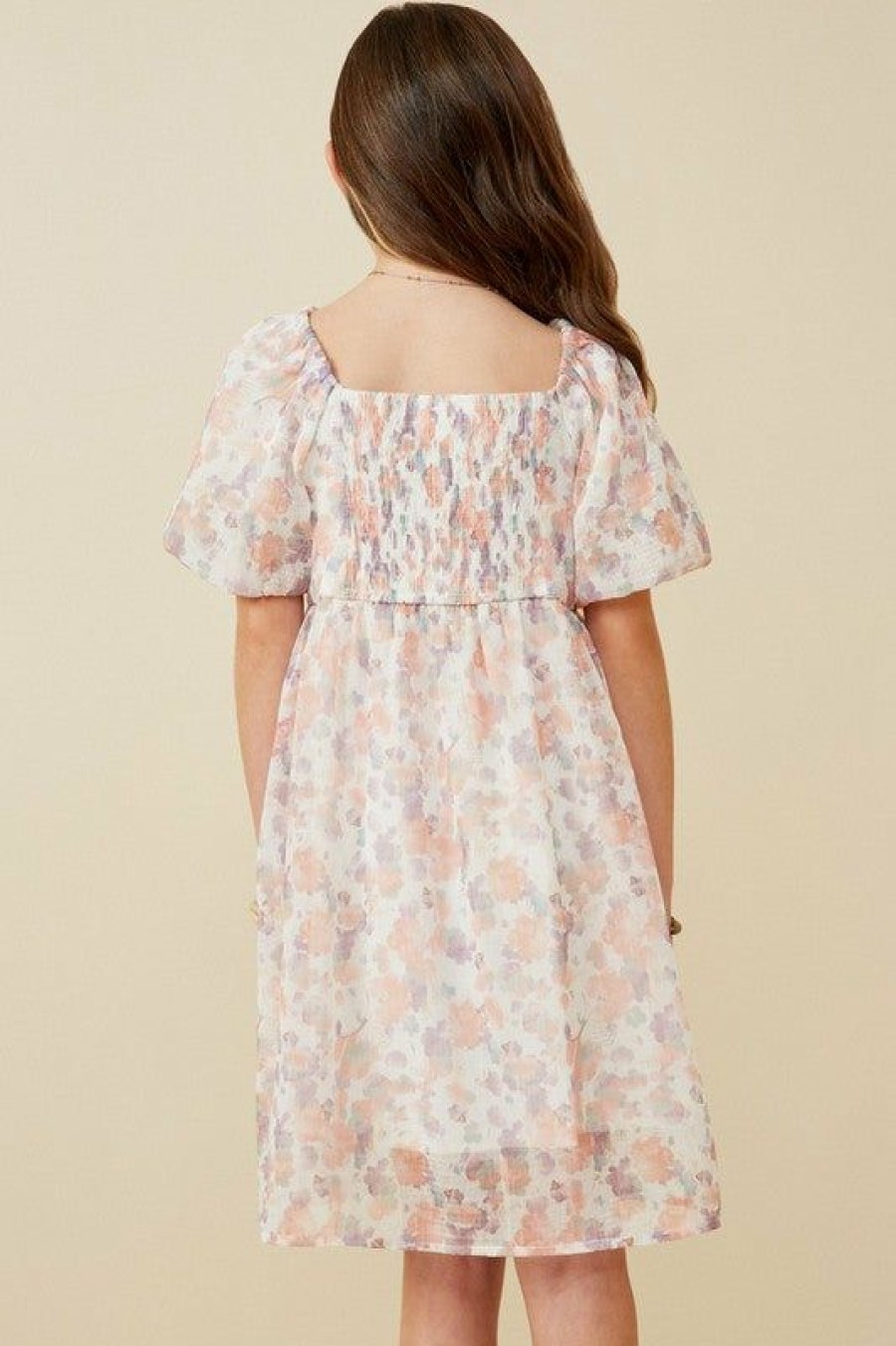 Tween * | Outlet Hayden Haydne Watercolor Print Dress Tween