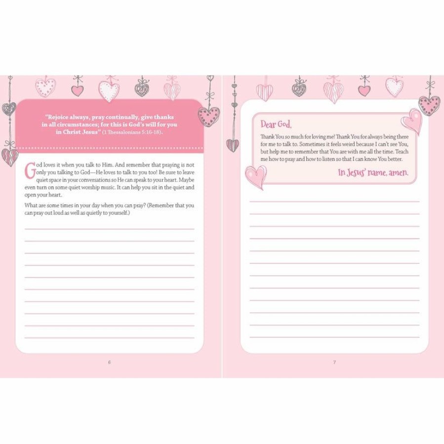 Tween * | Promo Tween Harvest House Gods Girl Prayer Journal