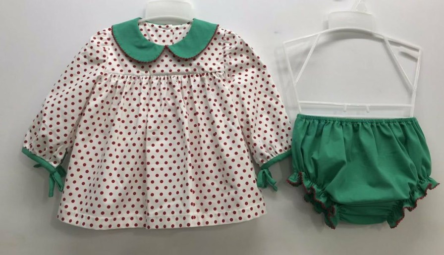 Baby Clothes * | Best Reviews Of Three Sisters Merry & Bright Bloomer Set Baby Clothes