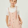 Tween * | Best Reviews Of Hayden Stripe Button Romper