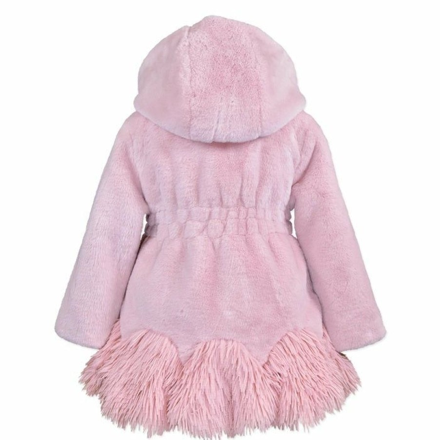 Girls * | Buy Girls Widgeon Pink Strawberry Coat