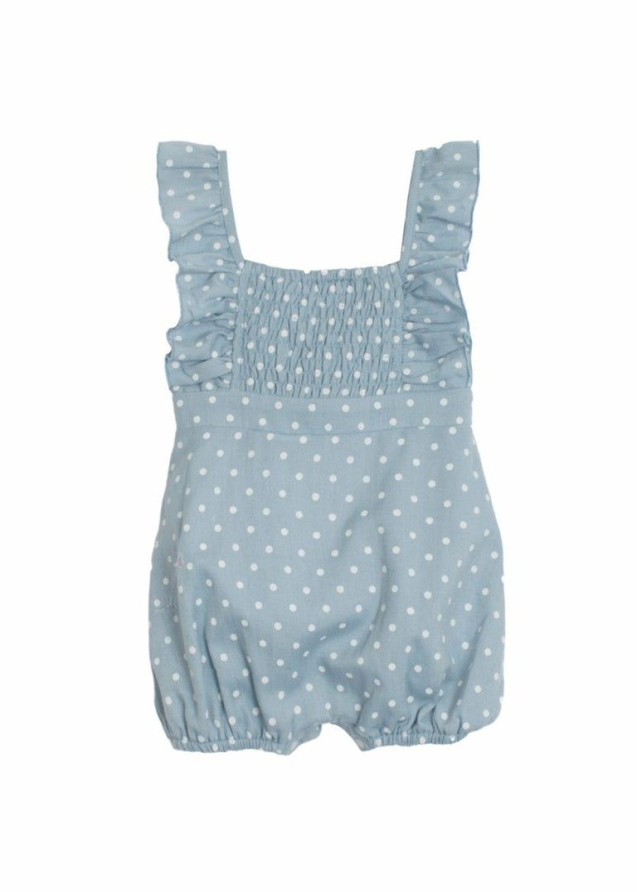 Baby Clothes * | Brand New Mabel & Honey Pebble Polka Dot Bubble