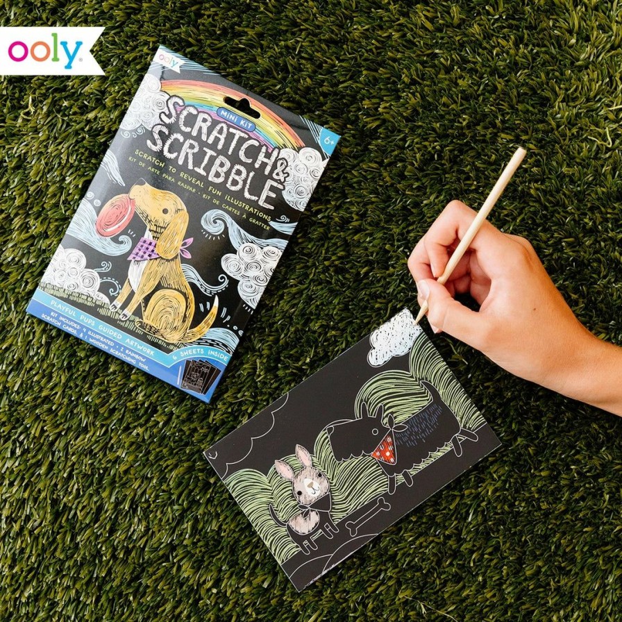 Girls * | Best Deal Ooly Scratch & Scribble Art Kit Girls