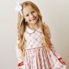 Girls * | Coupon Swoon Baby Candy Cane Lane Proper Picot Pocket Dress