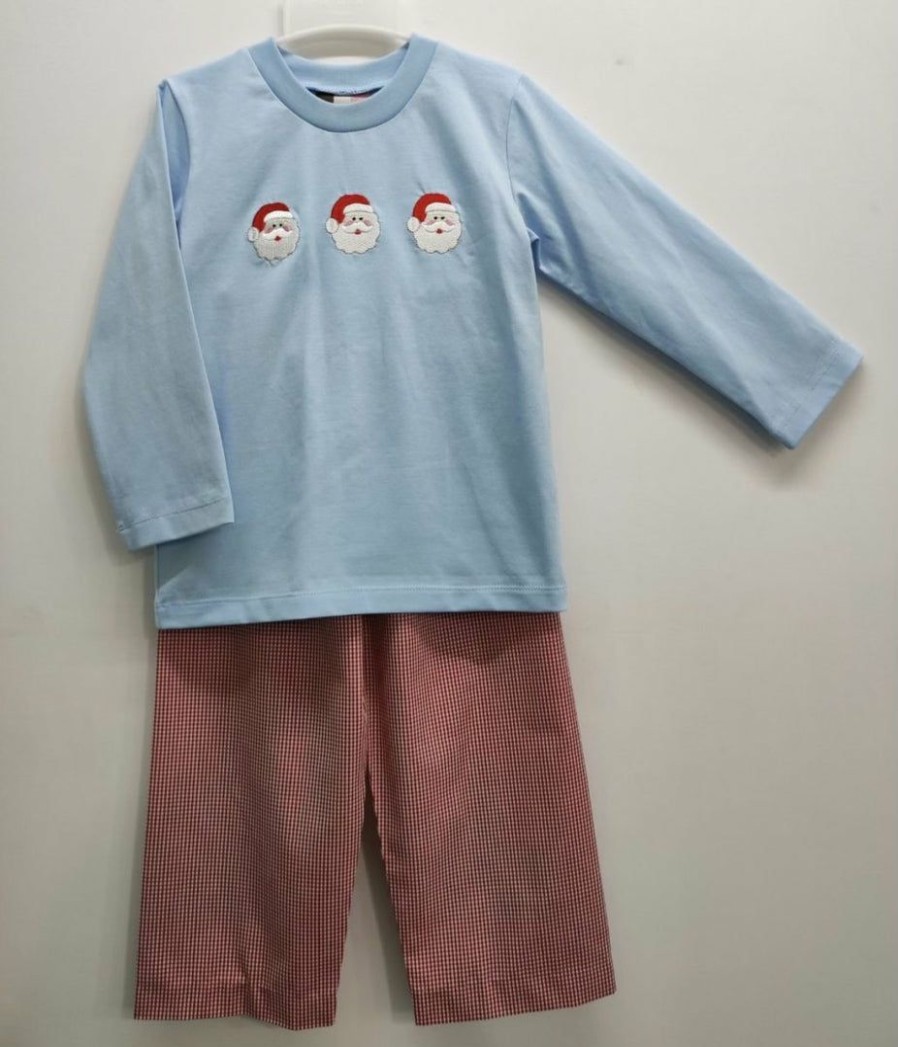 Girls * | Coupon Girls Banana Split Boys Ho Ho Ho Pant Set