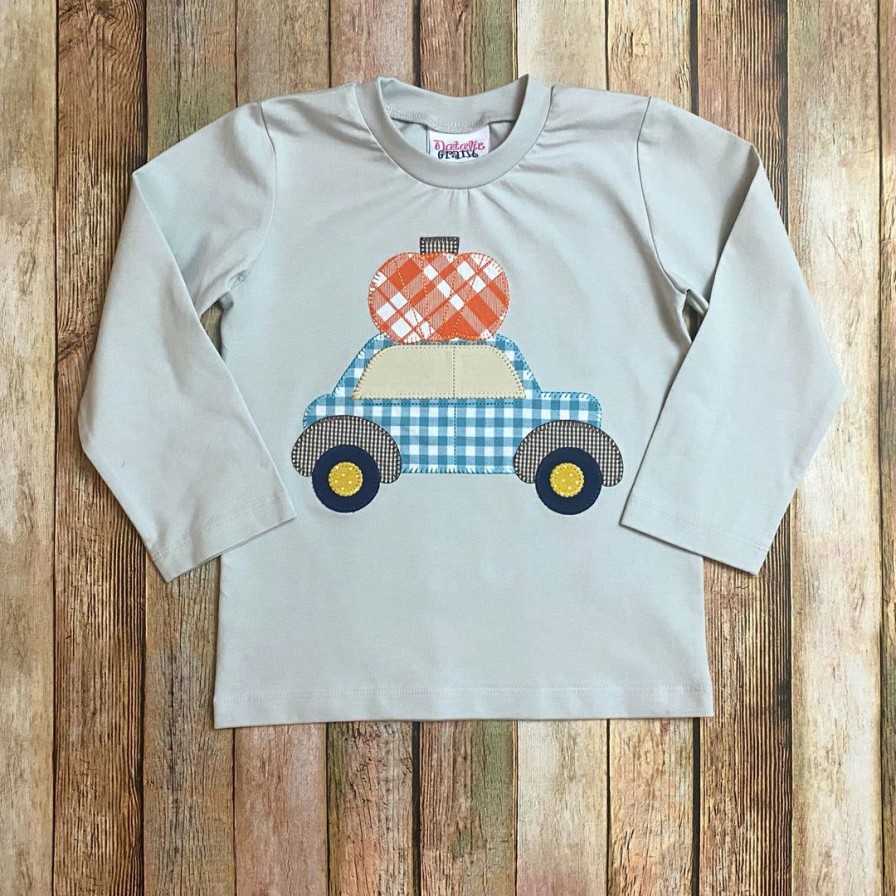 Boys * | Discount Boys Natalie Grant Pumpkin Truck Shirt