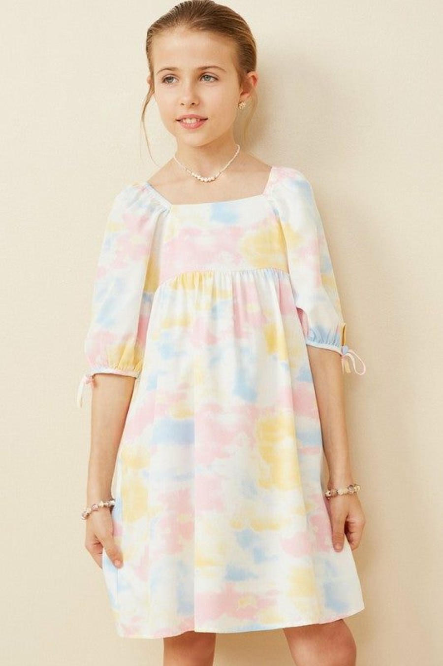 Tween * | Coupon Hayden Cloudy Tie Dye Print Dress