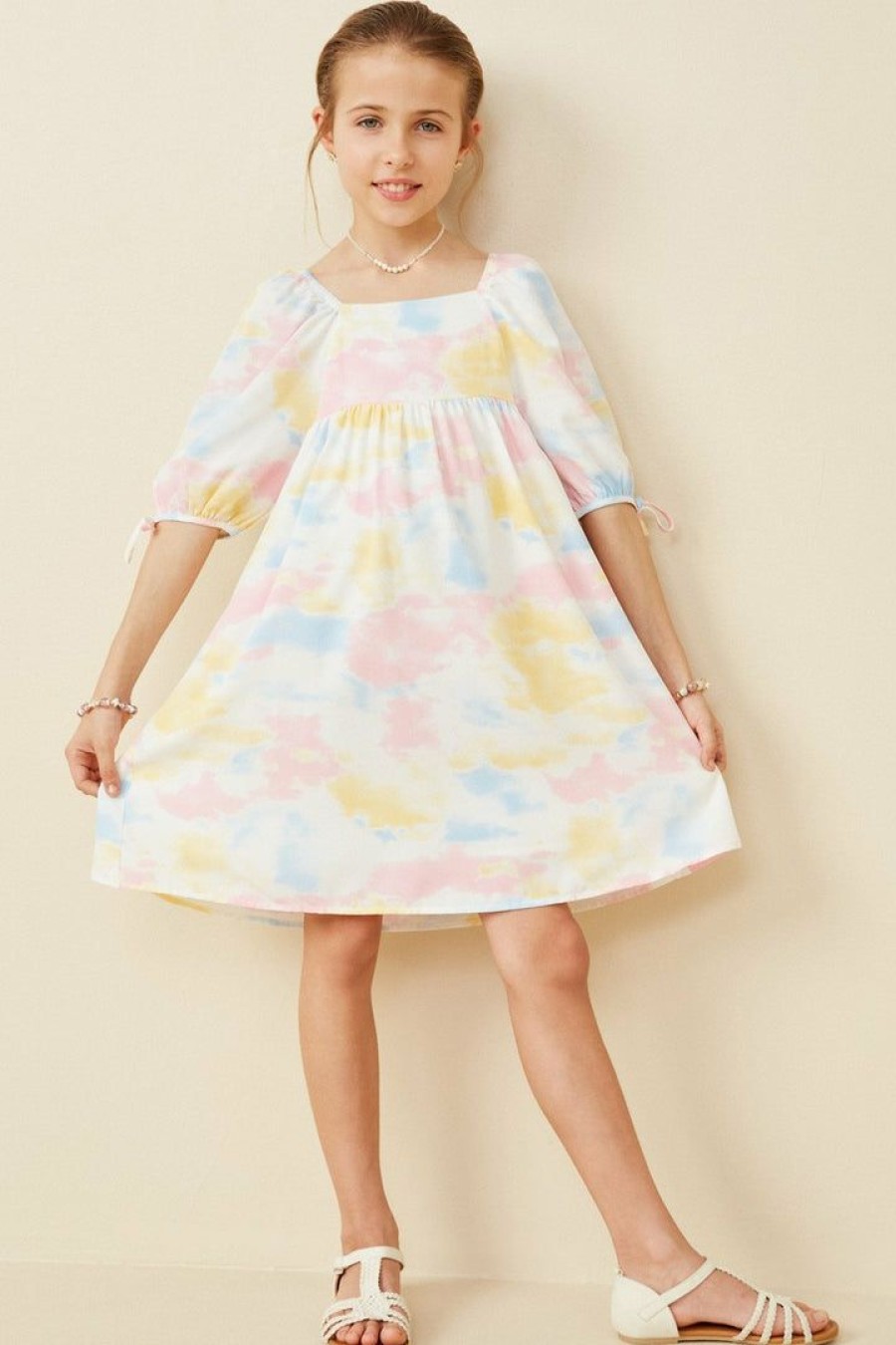 Tween * | Coupon Hayden Cloudy Tie Dye Print Dress