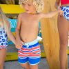 Girls * | Budget Blueberry Bay Bluefin Bay Swimtrunks Girls