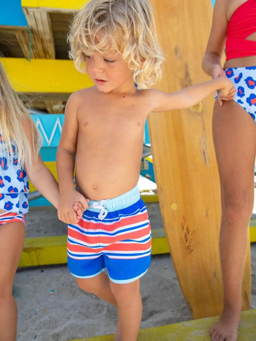 Girls * | Budget Blueberry Bay Bluefin Bay Swimtrunks Girls