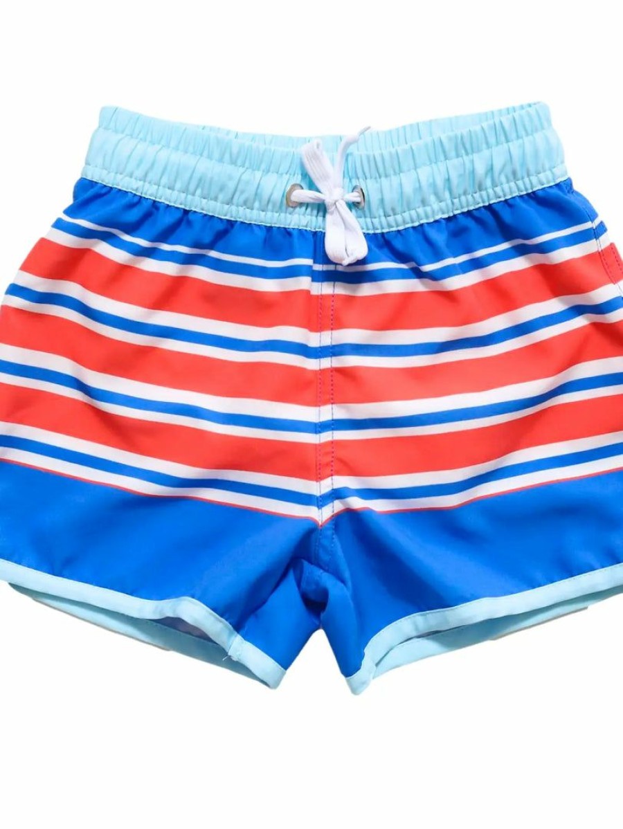 Girls * | Budget Blueberry Bay Bluefin Bay Swimtrunks Girls