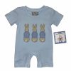 Boys * | Budget Boys Three Sisters Baby Boy Bunny Hop Romper