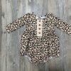 Baby Clothes * | Best Sale Baby Clothes Swoon Baby Midnight Leopard Petal Bubble