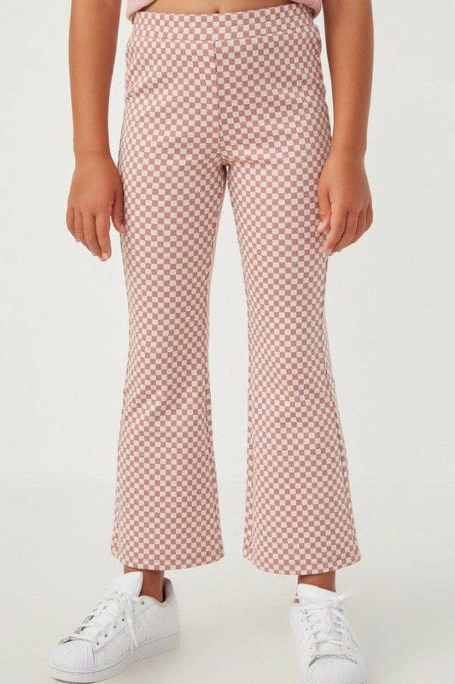 Tween * | Best Sale Tween Hayden Pink Checkerboard Pant