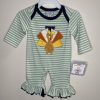 Baby Clothes * | Budget Baby Clothes Three Sisters Turkey Day Ruffle Romper