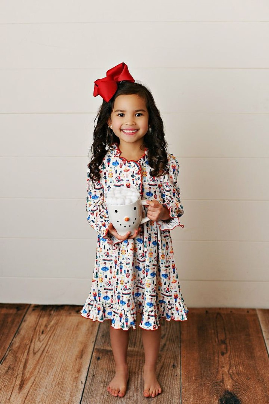 Girls * | Best Pirce Swoon Baby Nutcracker Pajamas Gown Girls