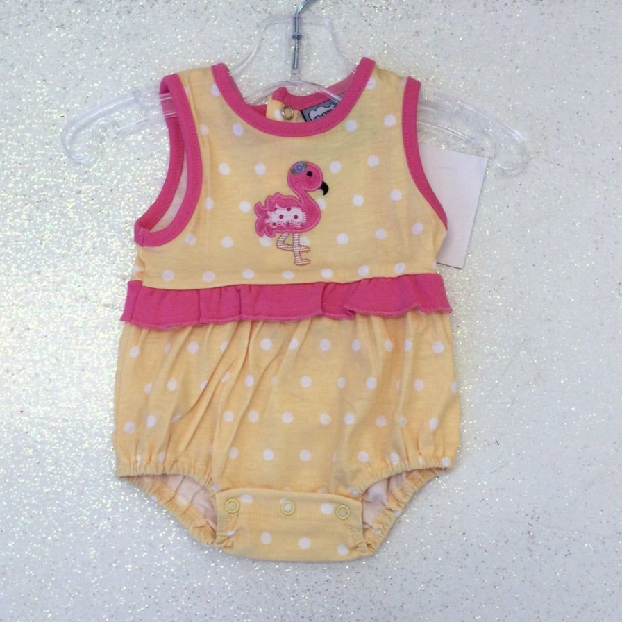 Baby Clothes * | Wholesale Baby Clothes Three Sisters Baby Flamingo Bubble