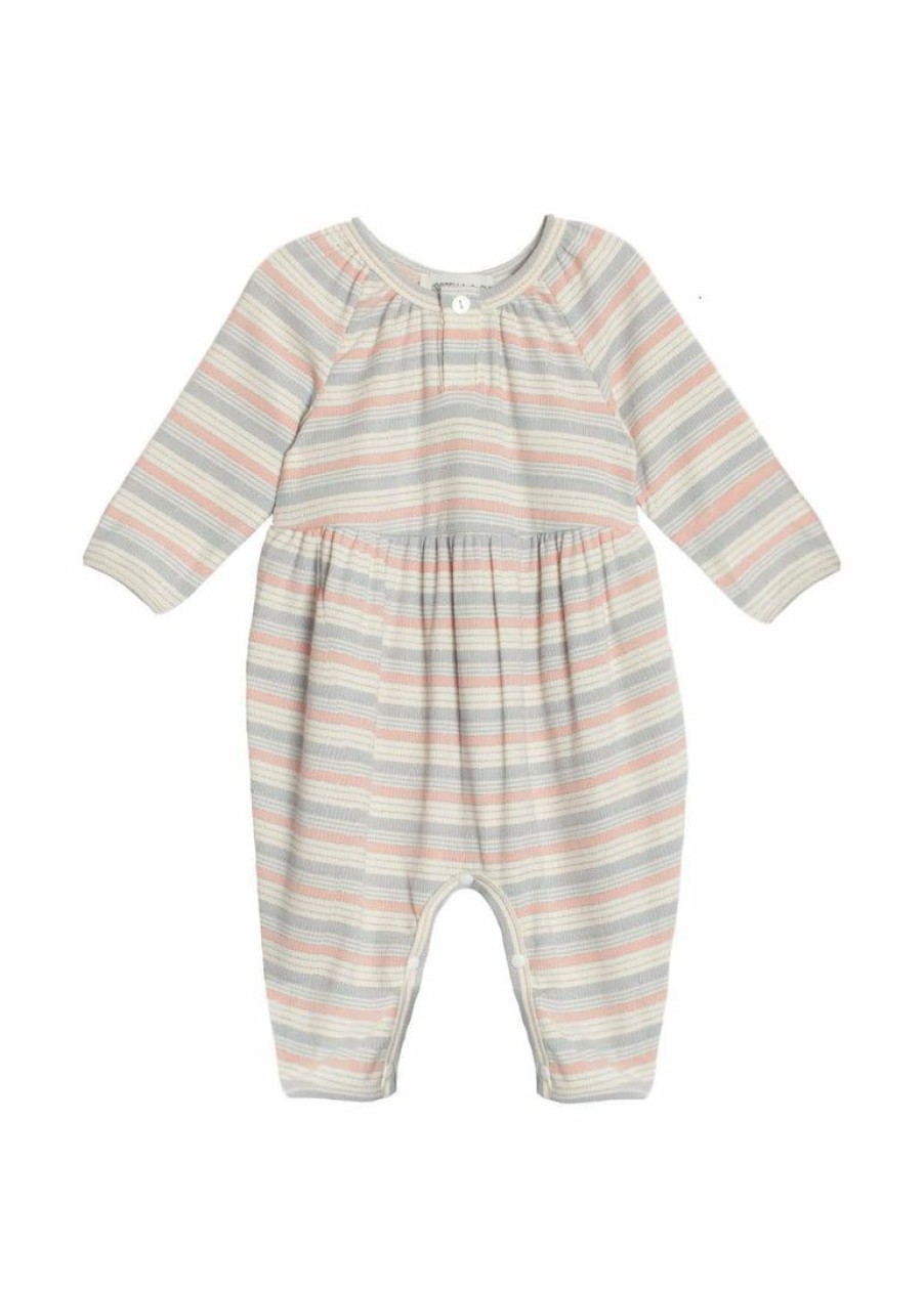 Baby Clothes * | Buy Mabel & Honey Avabelle Knit Romper