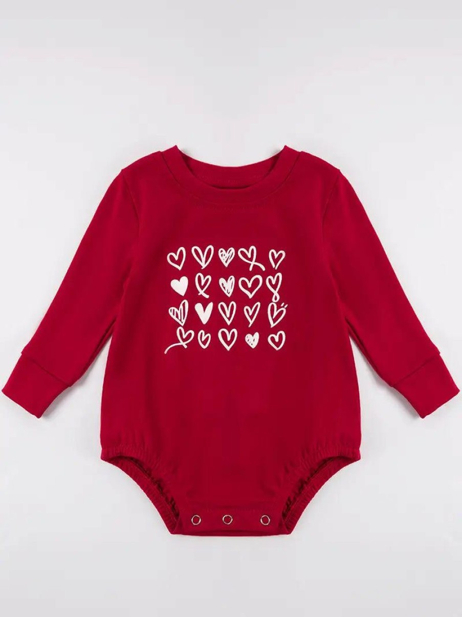 Baby Clothes * | Wholesale Baby Clothes Honeydew Red Heart Knit Bubble