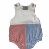 Boys * | Cheap Three Sisters Baby Color Block Seersucker Boys Bubble