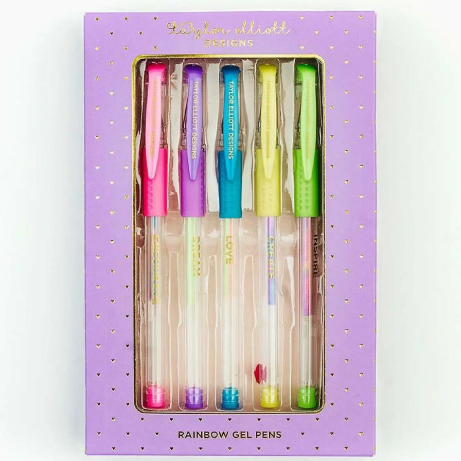 Tween * | Best Pirce Taylor Elliot Rainbow Gel Ink Pens