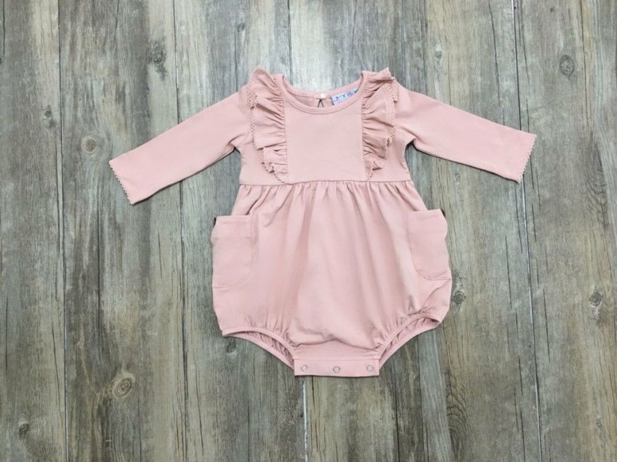 Baby Clothes * | Wholesale Serendipity Mauve Bella Pocket Bubble