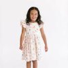 Girls * | Brand New Girls Ollie Jay Olive Puppy Love Dress