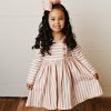 Girls * | Cheap Serendipity Long Sleeve Eden Stripe Dress Girls