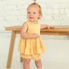 Girls * | Best Pirce Mabel & Honey Goin Bananas Polka Dot Knit Set