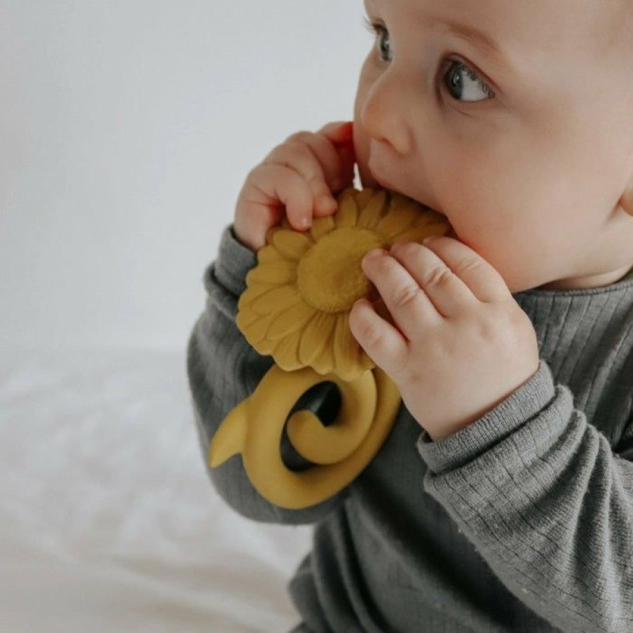 Baby Clothes * | Best Sale Baby Clothes Natruba Natural Rubber Rattle