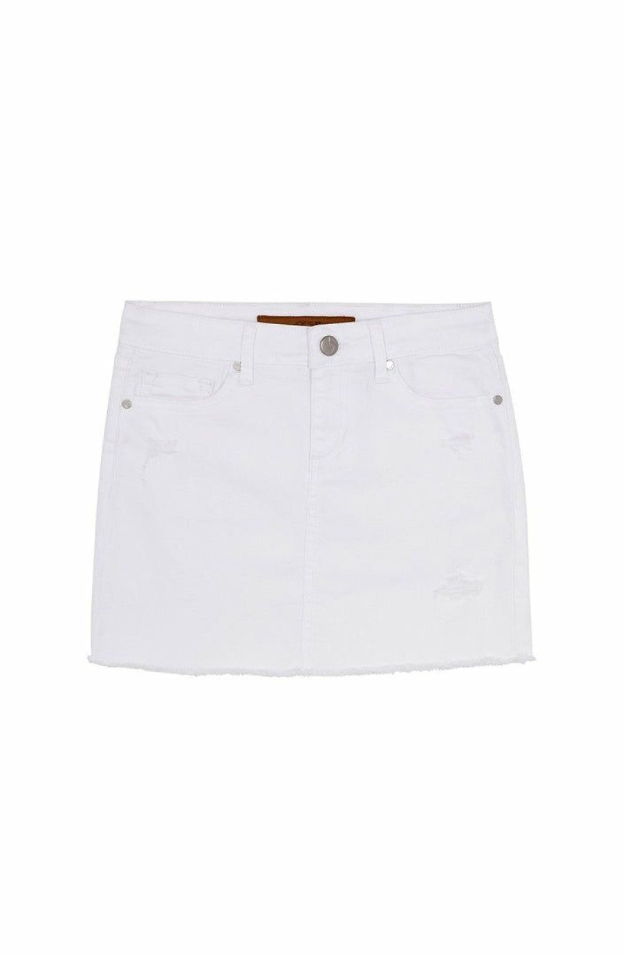 Tween * | Best Reviews Of Joe'S Jeans Kids Joe'S Jeans White Maze Mini Skirt