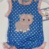 Baby Clothes * | Best Pirce Three Sisters Baby Polka Dot Little Piggy Bubble Baby Clothes