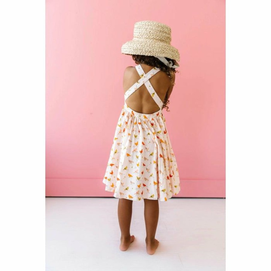 Girls * | Buy Girls Ollie Jay Summer Chicken Dress