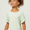 Tween * | Cheapest Tween Hayden Smocked Shoulder Top