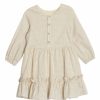 Girls * | Outlet Mabel & Honey Ivory Bow & Arrow Dress Girls