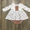 Baby Clothes * | Best Sale Serendipity Oh Deer Bubble Dress Baby Clothes