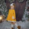 Girls * | Buy Serendipity Butterscotch Eyelet Dress Girls