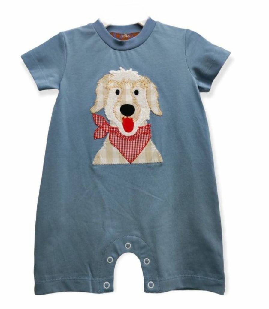 Boys * | Deals Millie Jay Dexter The Doodle Romper