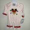 Baby Clothes * | Best Deal Three Sisters Polka Dot Reindeer Lights Ruffle Romper