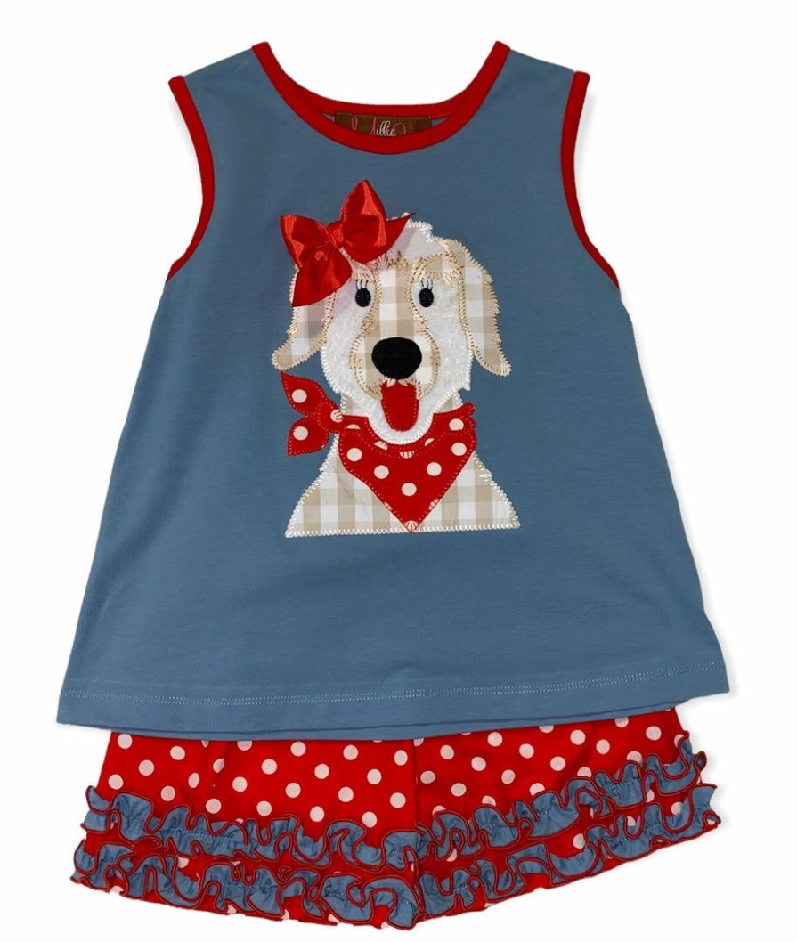 Girls * | Coupon Millie Jay Demi The Doodle Short Set