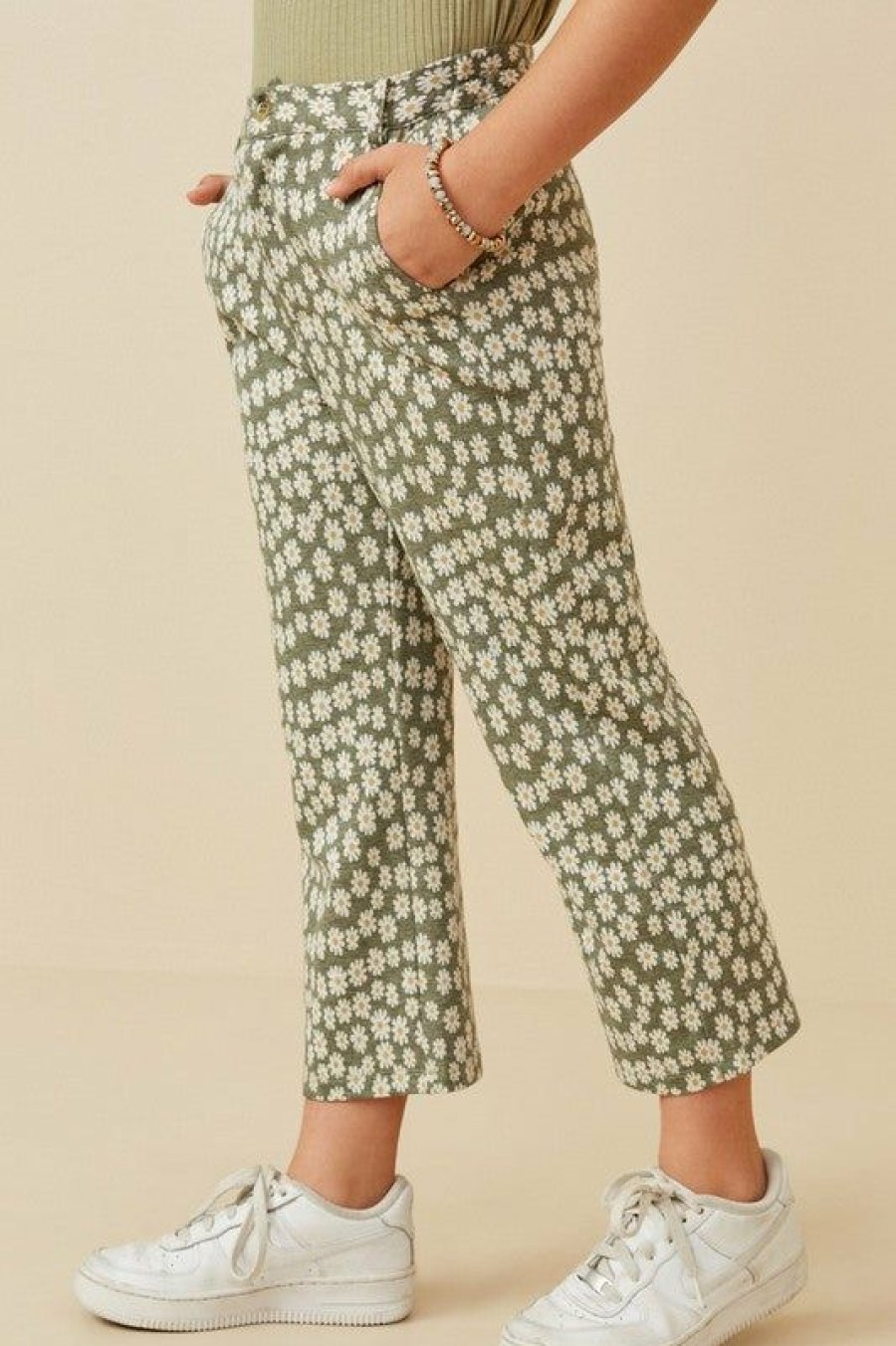 Tween * | Budget Tween Hayden French Terry Daisy Pant