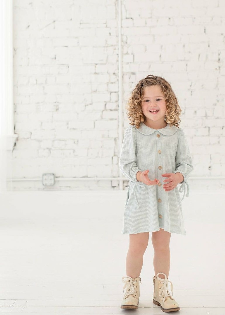 Girls * | Deals Girls Mabel & Honey In The Wind Knit Dress