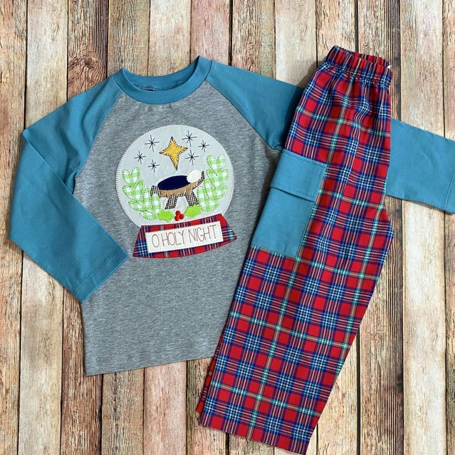 Boys * | Discount Natalie Grant Boys Snow Globe Pant Set