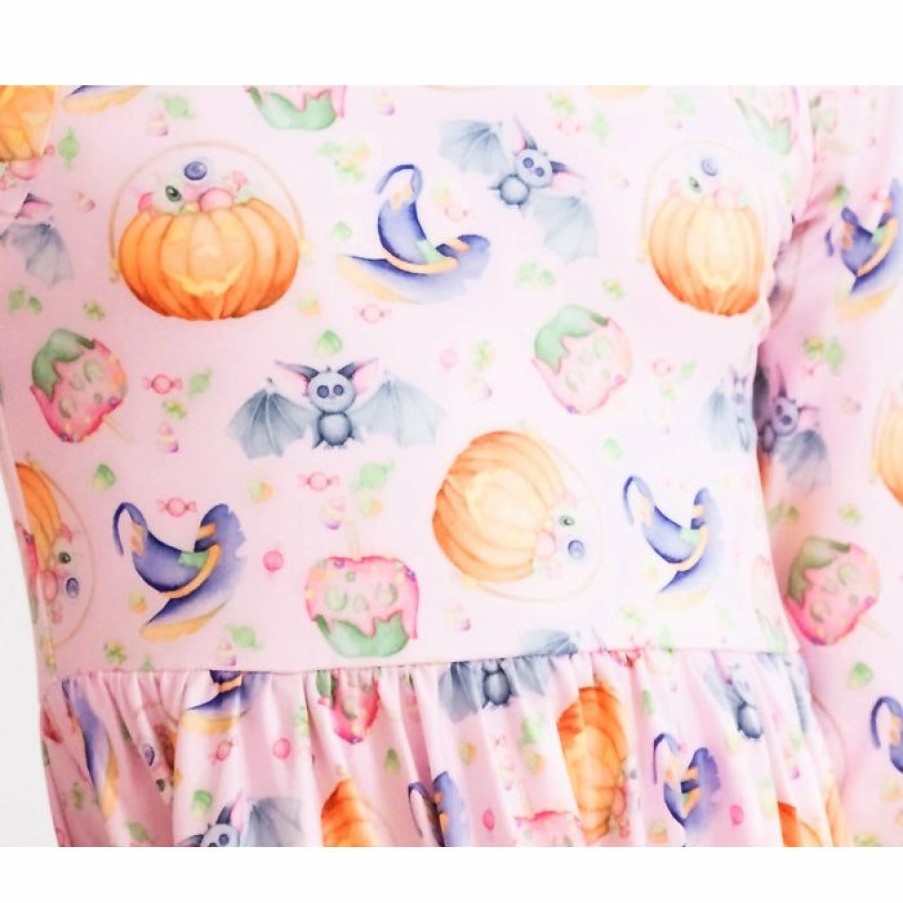 Girls * | Best Pirce Charlies Project Spooky Treats Ava Dress